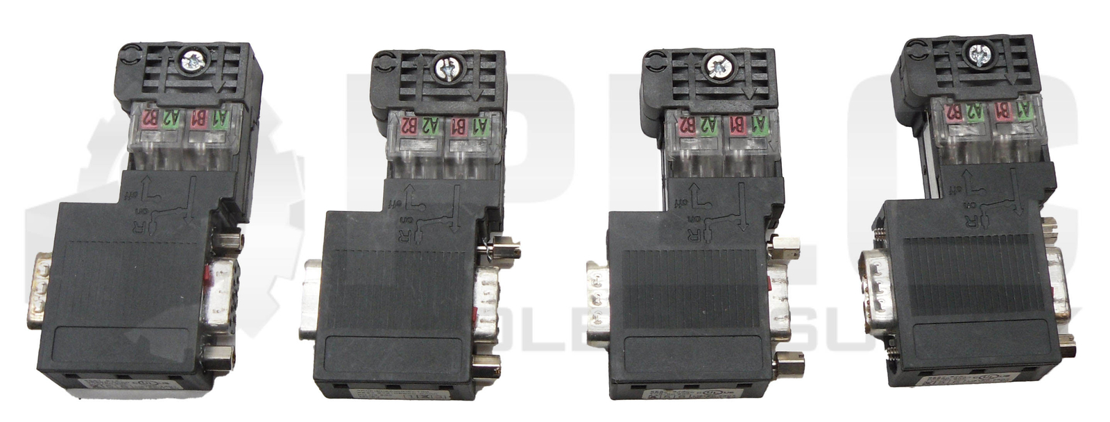 LOT OF 4 SIEMENS 6ES7-972-0BB50-0XA0 PROFIBUS CONNECTOR