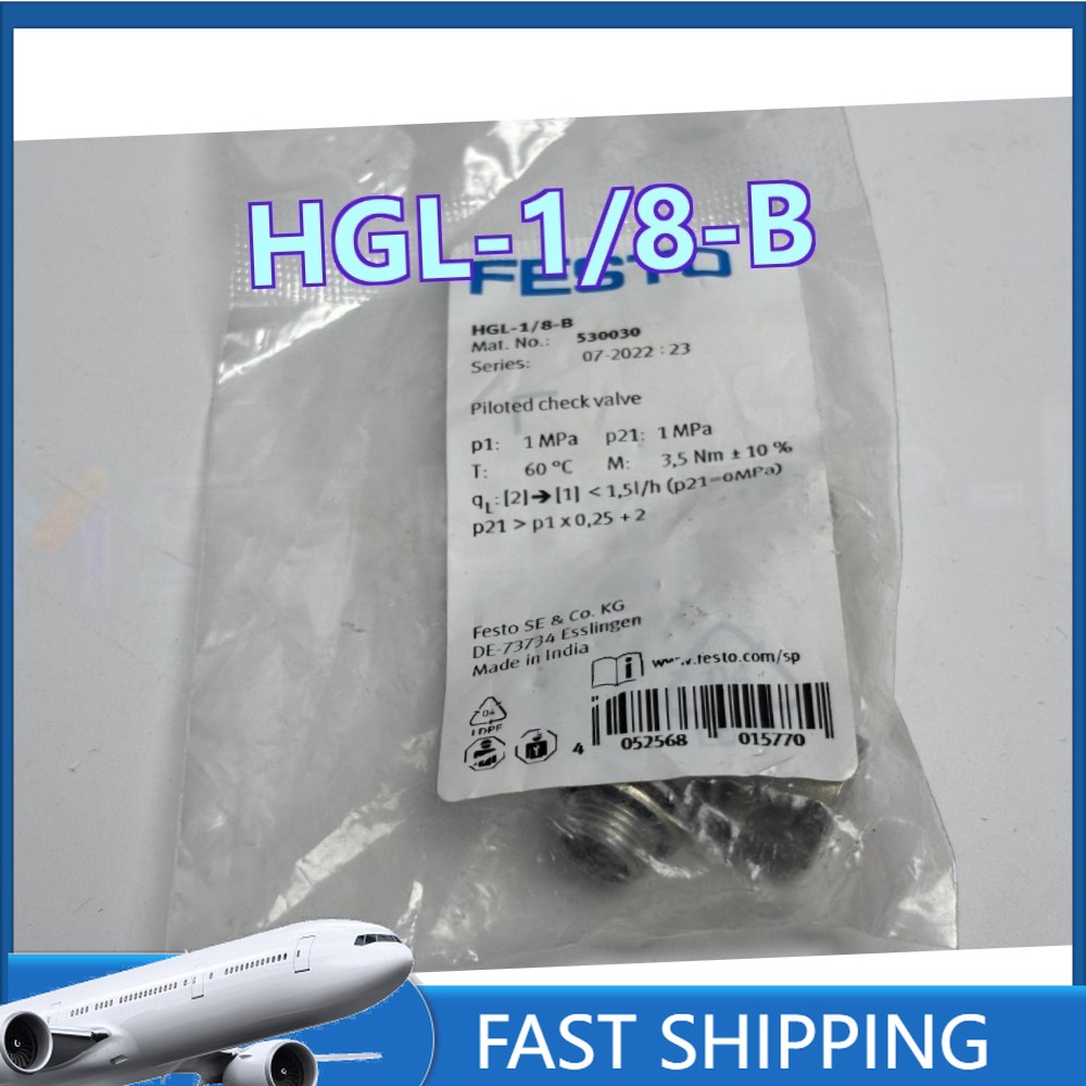 HGL-1/8-B FESTO 530030 Piloted Non Return Valve NewKd
