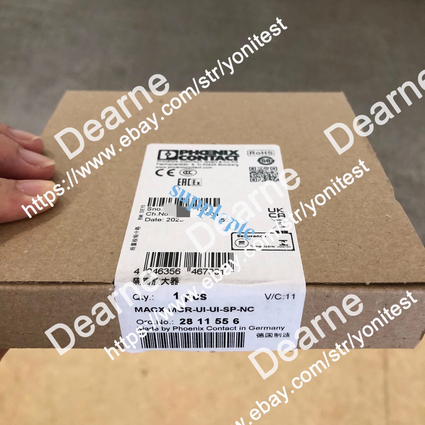 1PC Brand New PHOENIX CONTACT MACX MCR-UI-UI-SP-NC 2811556 Isolation Amplifier