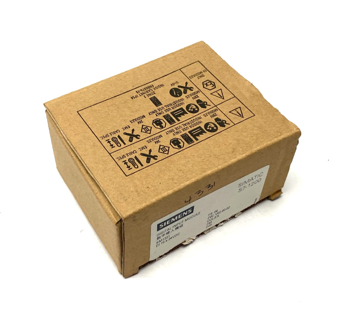 Siemens 6ES7 221-1BH32-0XB0 SIMATIC S7-1200 Digital Input Module DI 16x24VDC