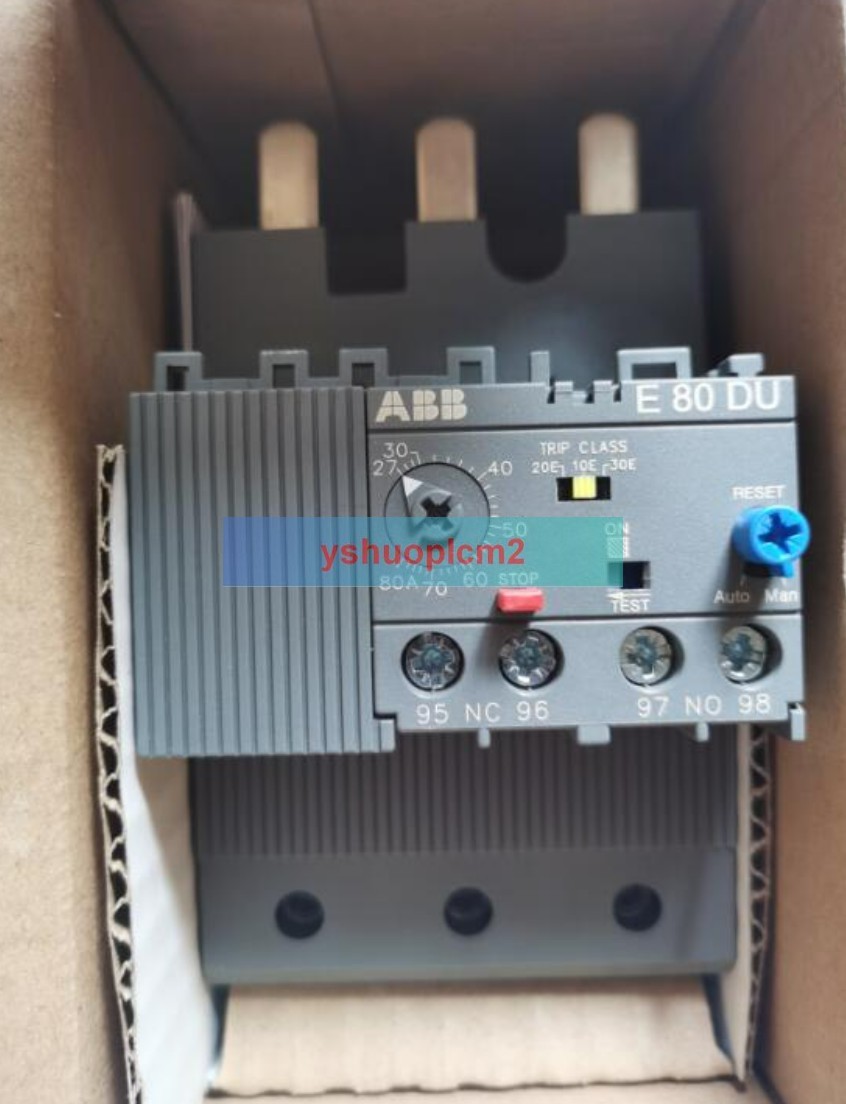 1PC Original ABB Thermal Overload Relay E80DU-80A 27-80A Fast delivery