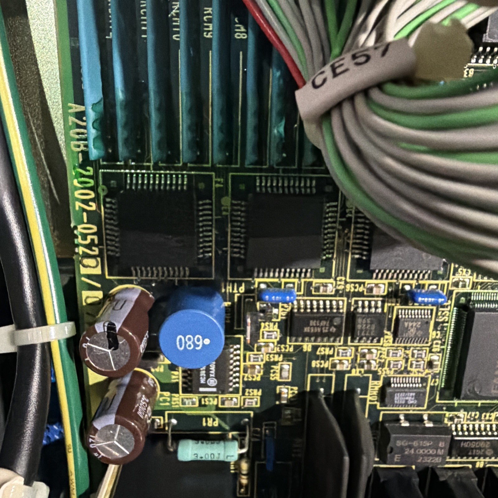 Used Mori Seiki MSX-501 complete pendant with KS-6MSL01A and fanuc A20B-2002-052