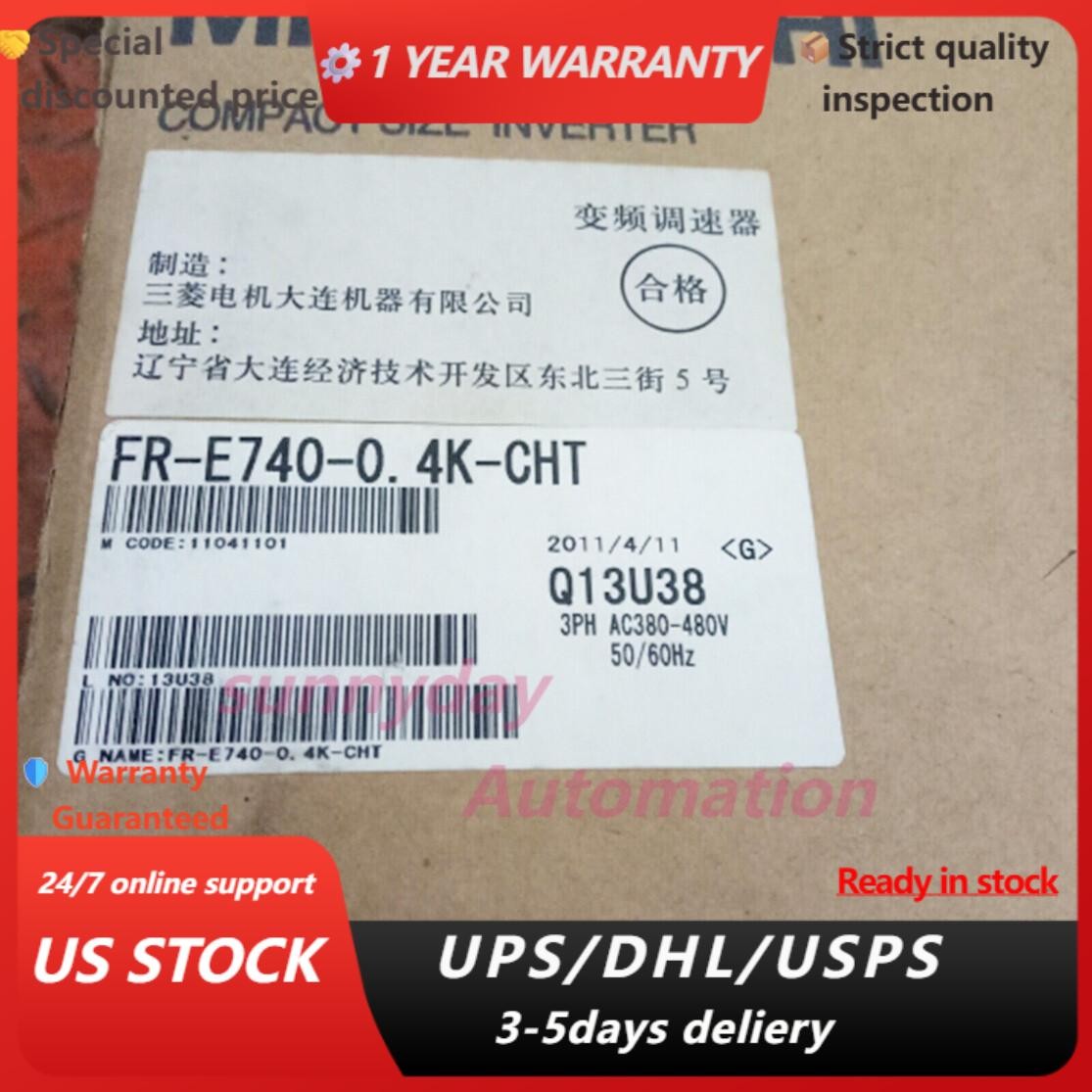 1PC New Mitsubishi FR-E740-0.4K-CHT PLC Module Inverter Box Fast Shipping