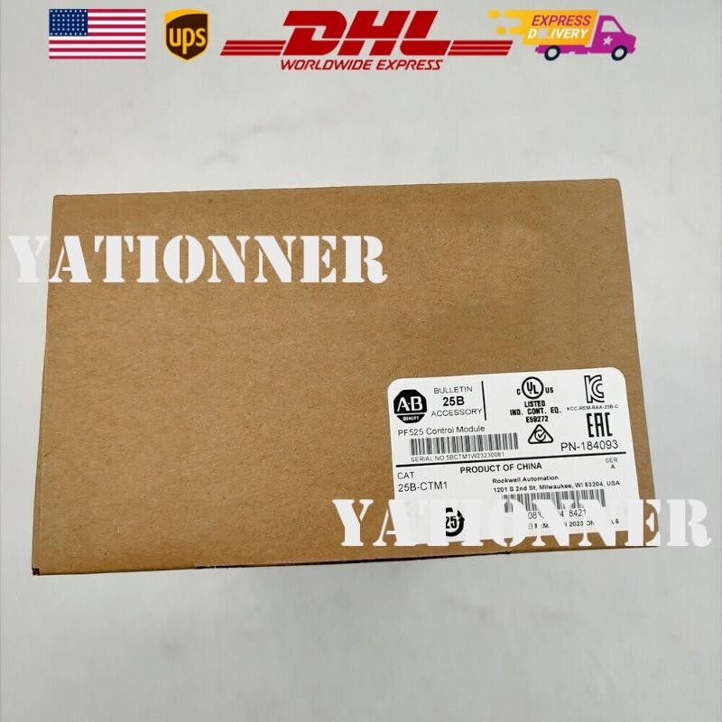 25B-CTM1 PowerFlex 525 Control Module New AB Factory Original Sealed Box 25BCTM1