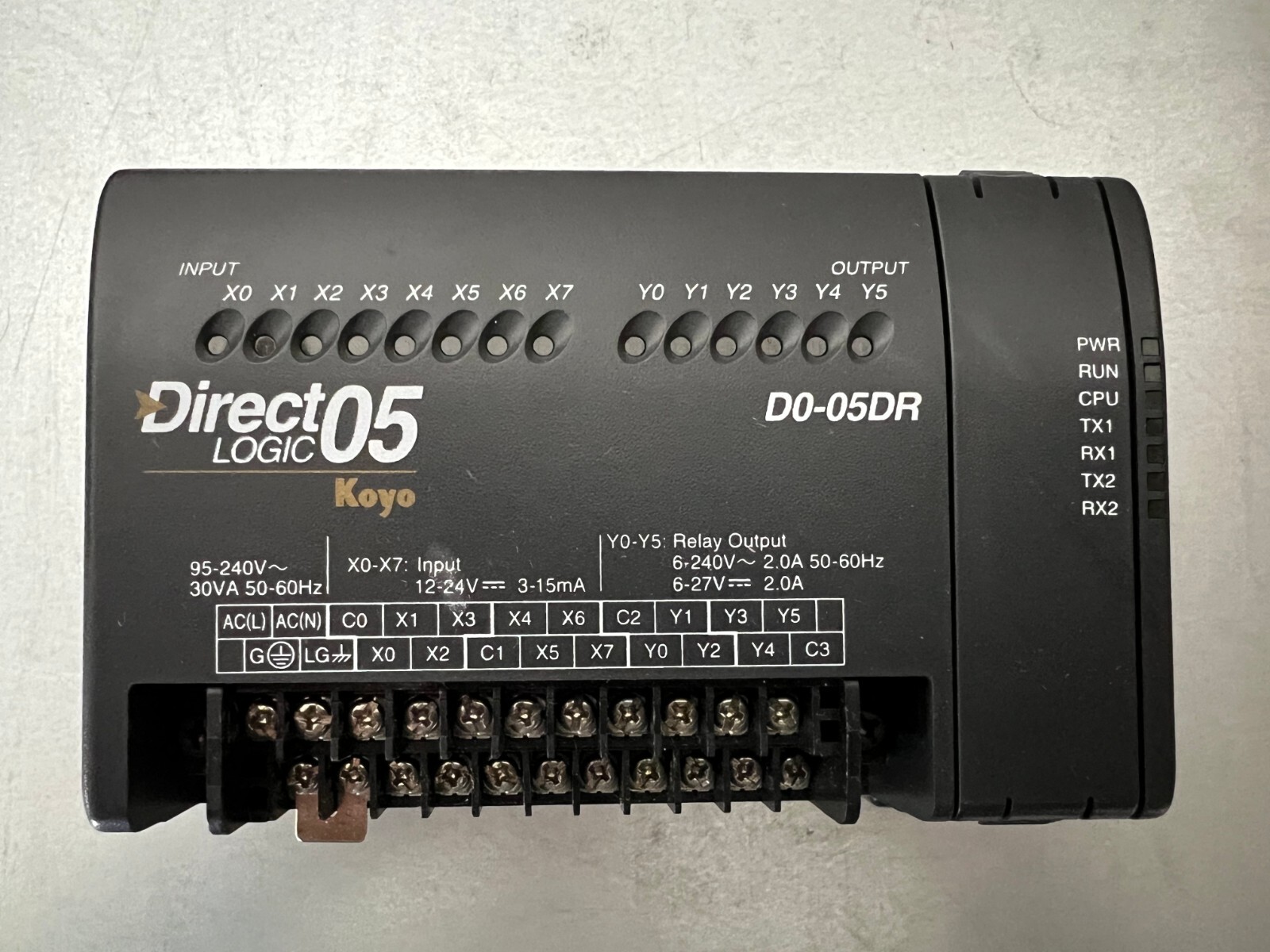 Koyo Direct Logic 05 PLC D0-05DR