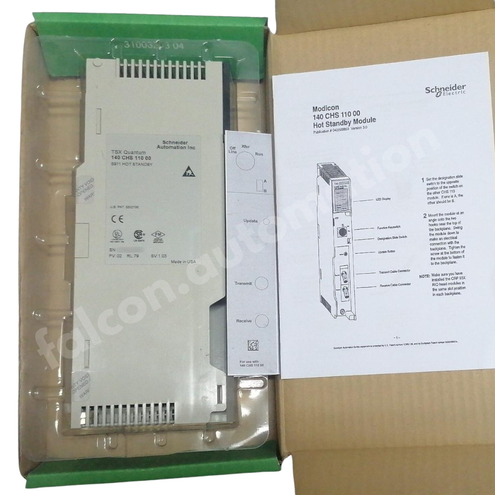 Schneider 140CHS11000 Hot Standby Module, New – Open Box