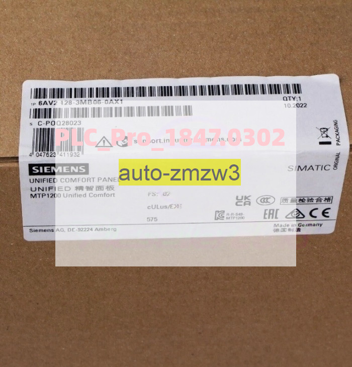 6AV2128-3MB06-0AX1 1PC Brand New Siemens 6AV21283MB060AX1 Fast delivery