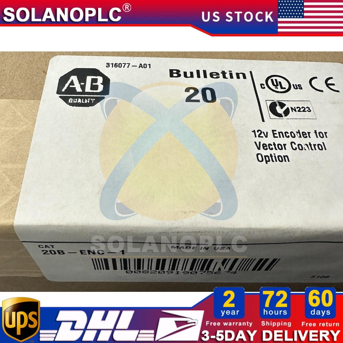 *NEW* Allen-Bradley 20B-ENC-1 Series B. 12V Encoder Ser. 700 Frequency Converter