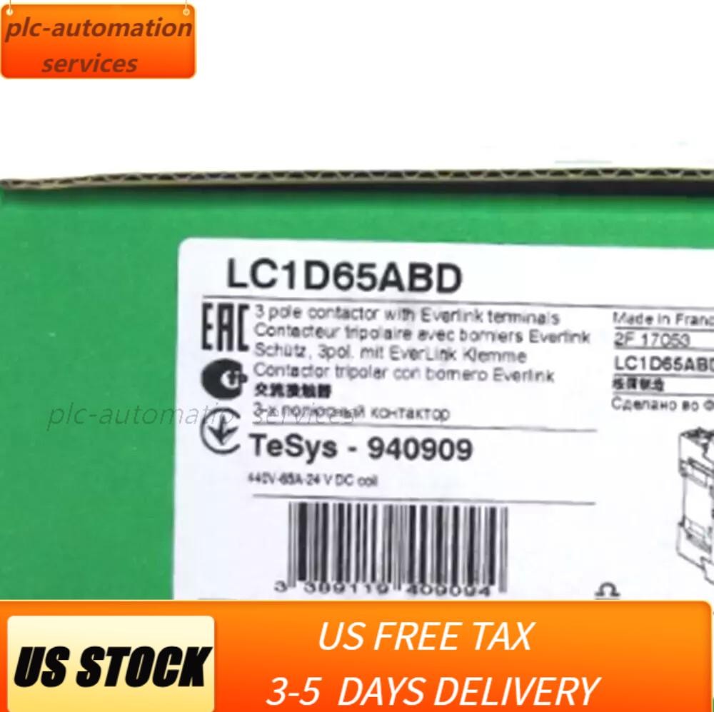 1PC Schneider LC1D65ABD Contactor 65A New In Box Fast Shipping