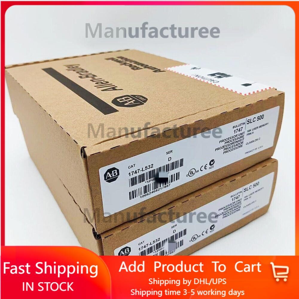 New Allen-Bradley 1747-L532 /D SLC 500 SLC 5/03 CPU Processor Unit AB 1747L532