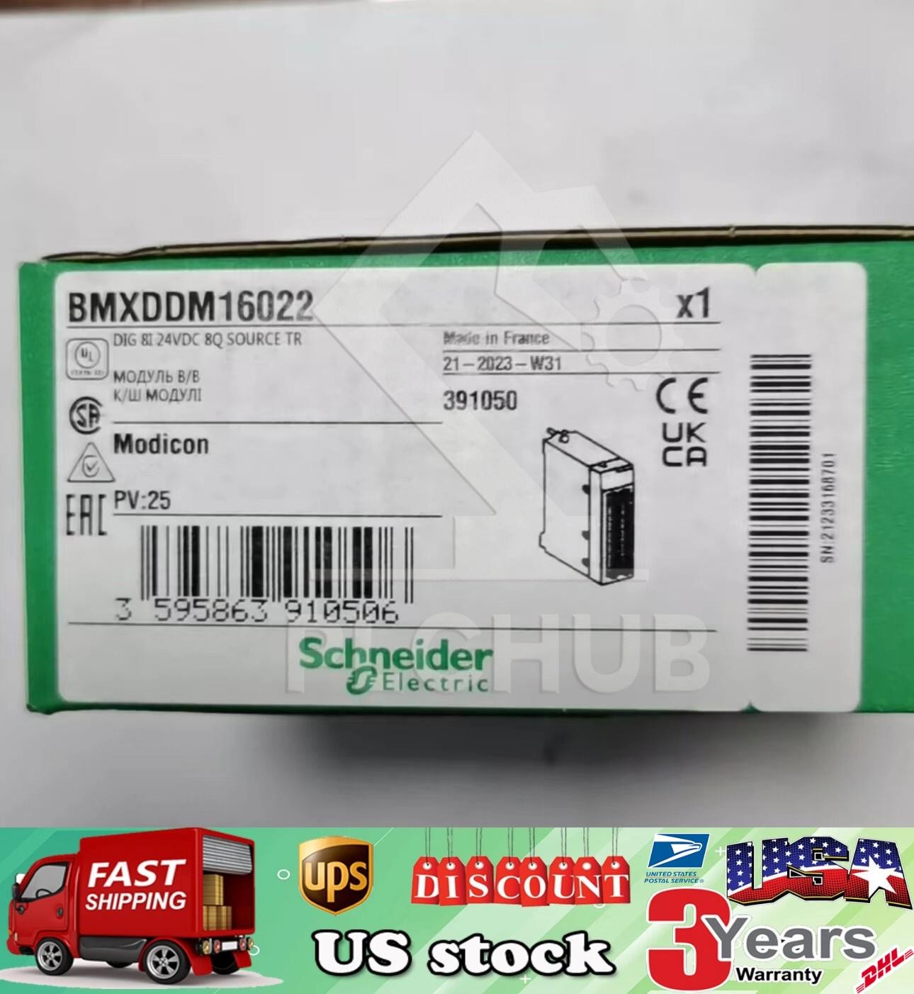 BMXDDM16022 brand new original programmable controller PLC module, free shipping