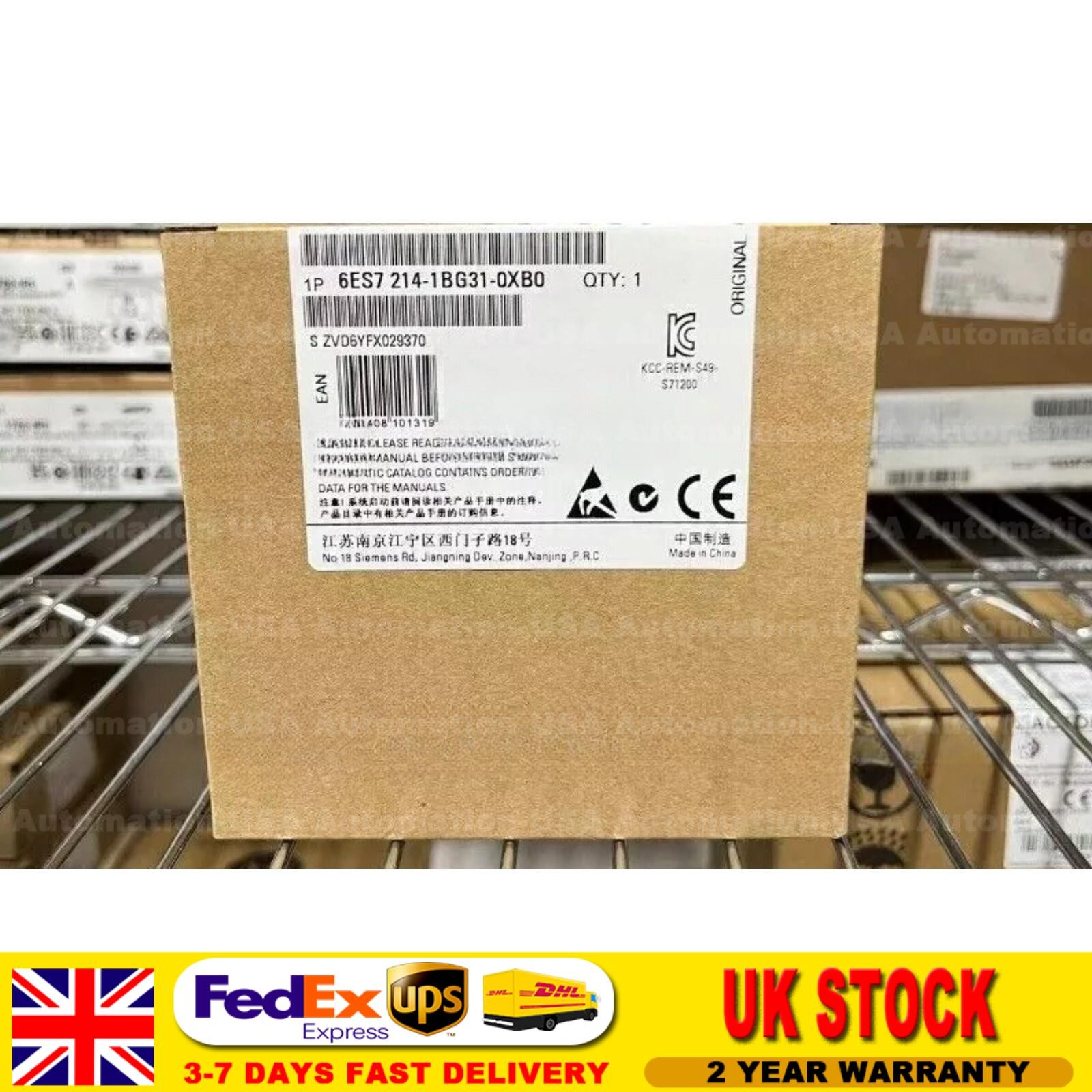New Siemens 6ES7214-1BG31-0XB0 SIMATIC S7-1200 6ES7 214-1BG31-0XB0