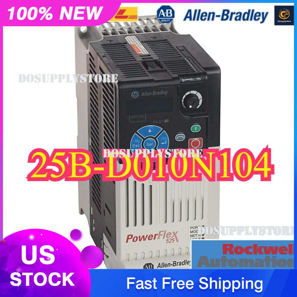 New AB 25B-D010N104 PowerFlex 525 4kW 5Hp AC Drive !AB DO
