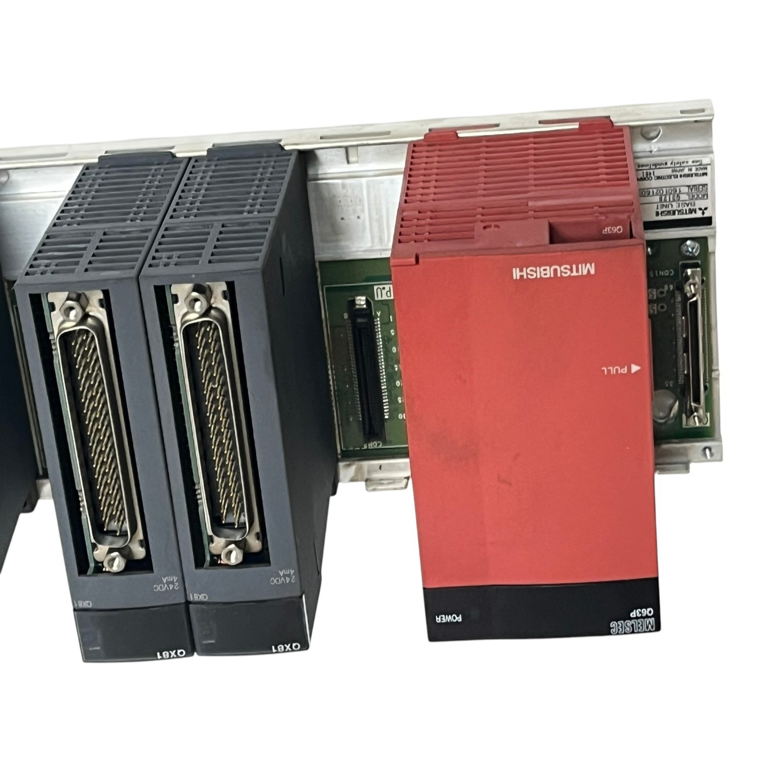 MITSUBISHI MELSEC-Q PLC Assembly Q312B Rack Q63P QX81 QX80 QY80 QD62E