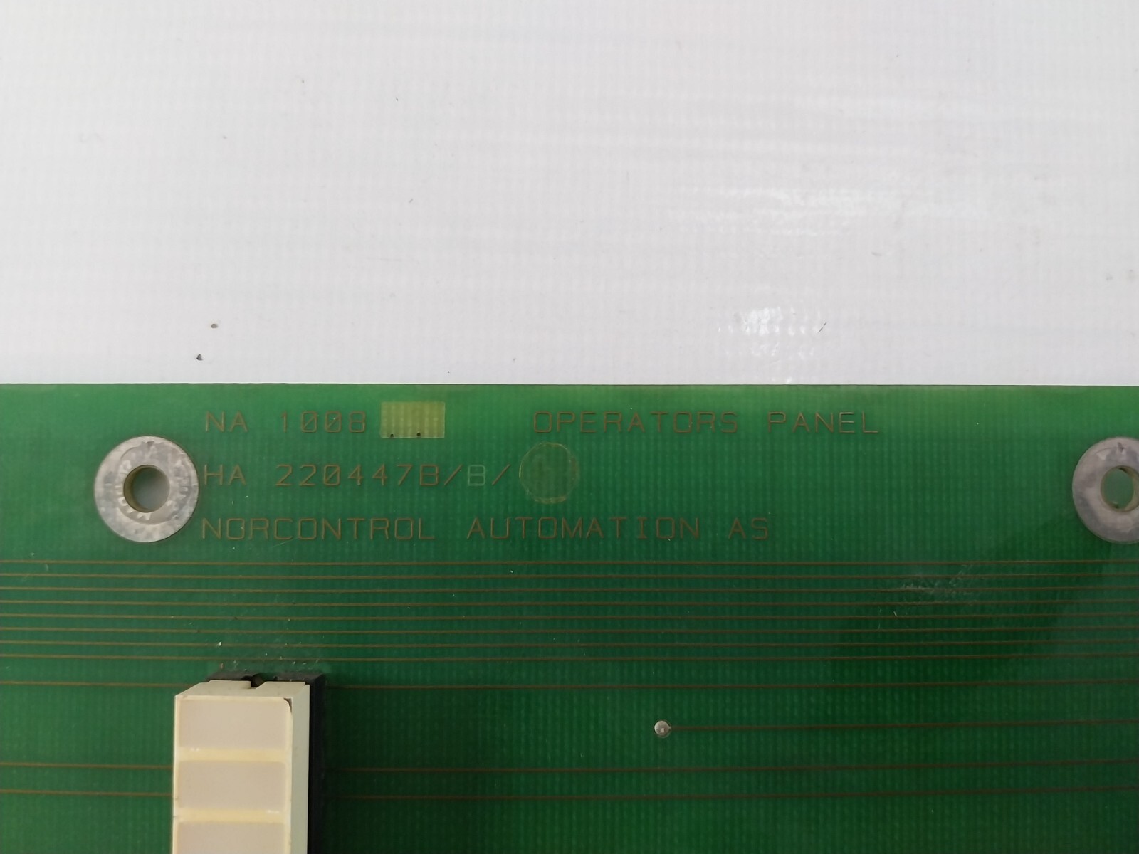 NORCONTROL AUTOMATION NA 1008.1 Operators Panel HA 220447B/B/97-02
