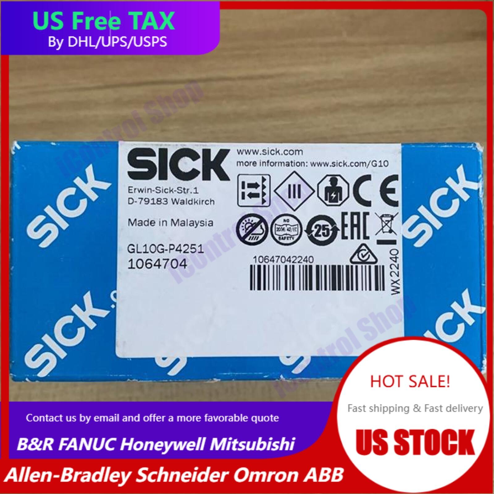 1PC New SICK GL10G-P4251 Photoelectric Switch GL10GP4251 Free Shipping