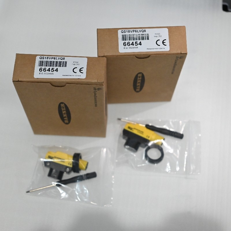 Banner QS18VP6LVQ8 1PC New Photoelectric Sensor Non-Polarized Retro PNP 10-30VDC