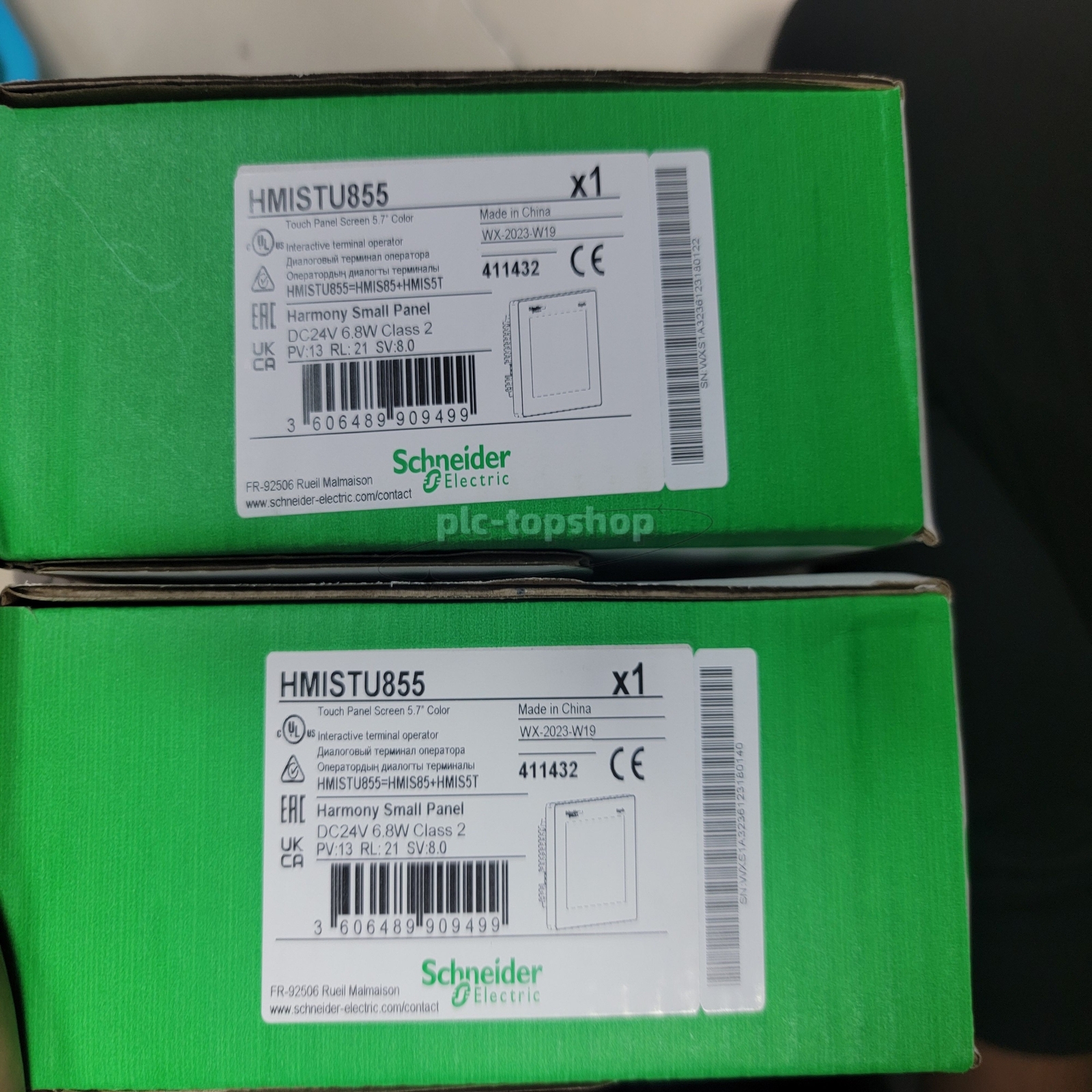 Schneider New In Box HMI HMISTU855 Operator Interface Touch Panel PLC