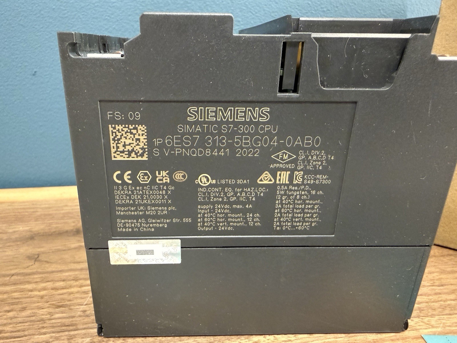 Siemens SIMATIC S7-300 CPU313C PLC CPU 6ES7 313-5BG04-0AB0 6ES7313-5BG04-0AB0