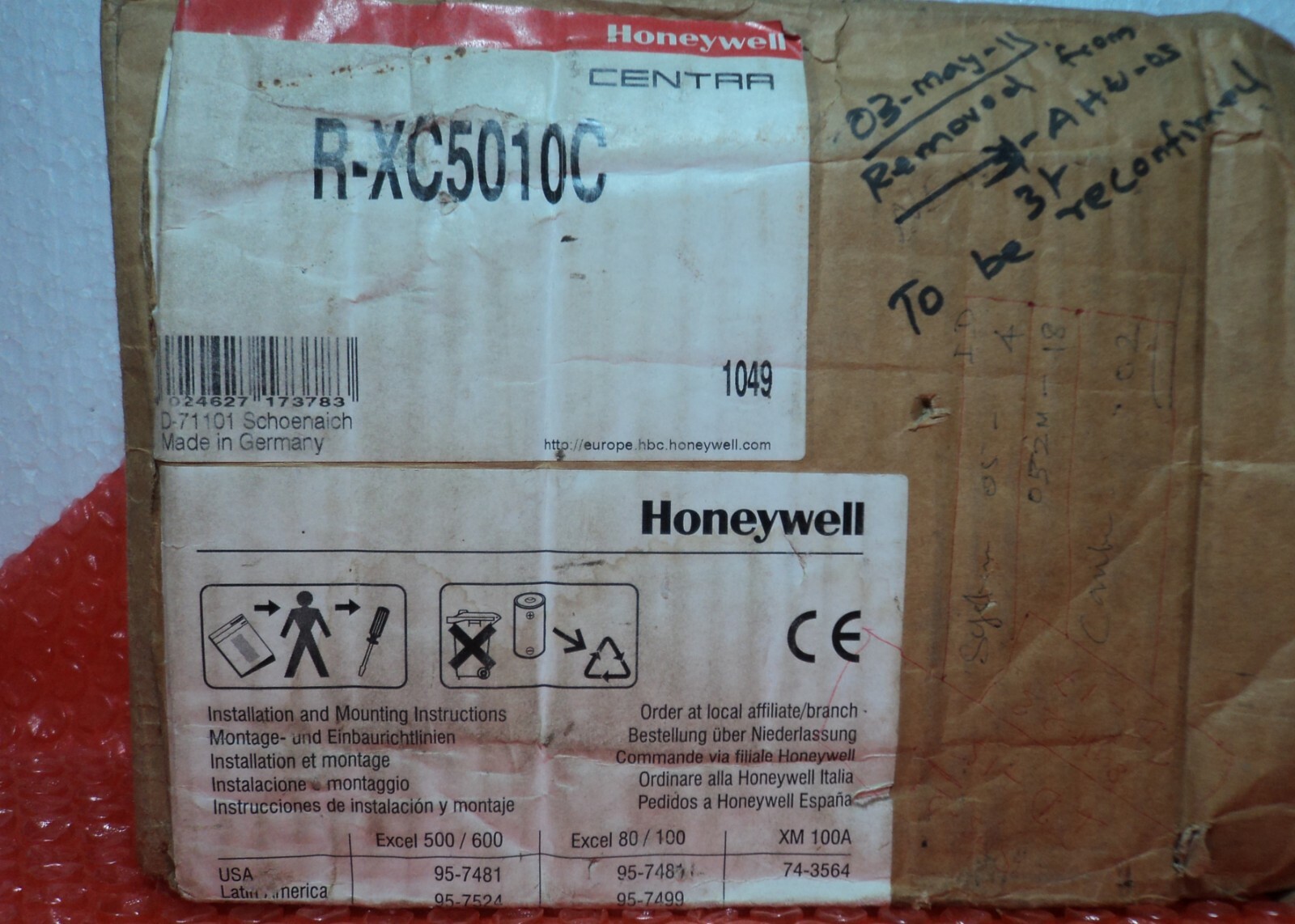 Honeywell R-XC5010C Centra CPU Module XC 5010 C