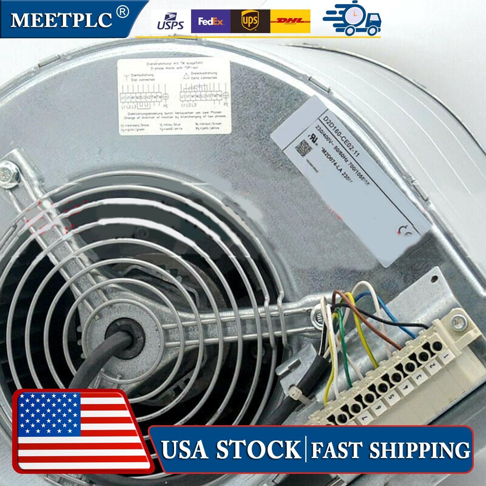 1pc New Siemens Inverter Fan D2D160-CE02-11 230/400V 700W Fast Shipping