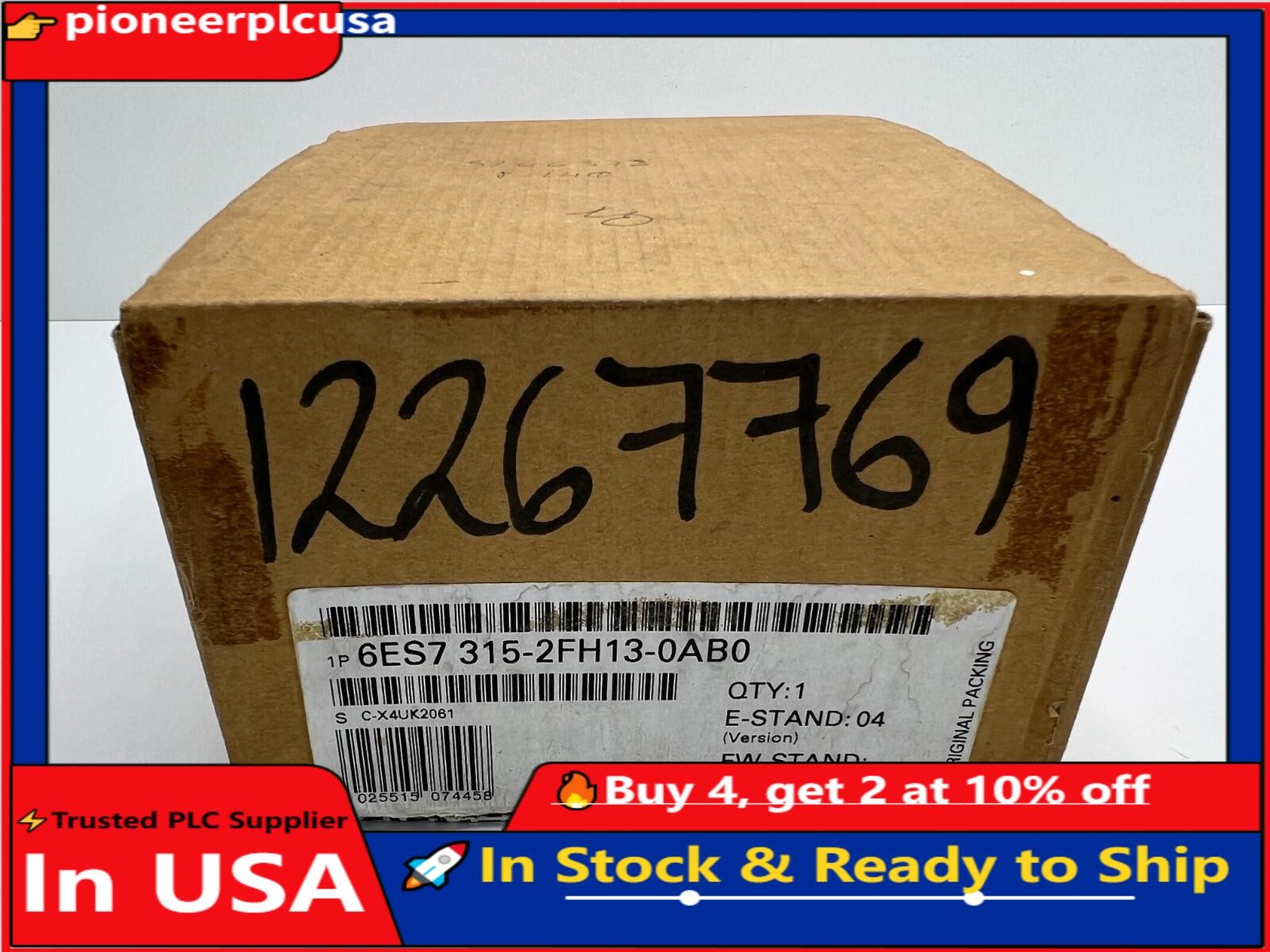 New Siemens 6ES7315-2FH13-0AB0 6ES7 315-2FH13-0AB0 SIMATIC CPU315F-2 PN/DP