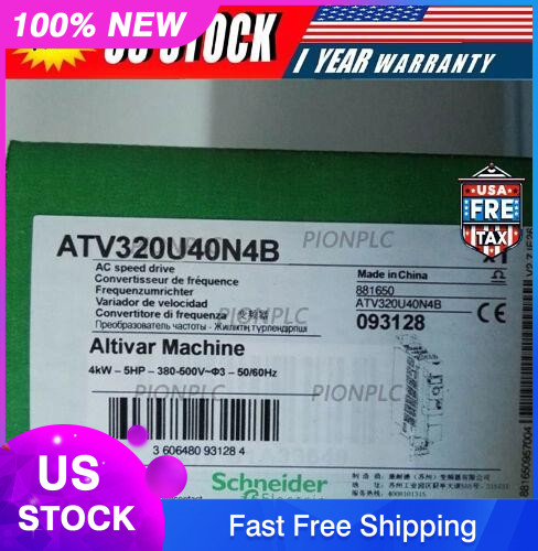 1PC New Schneider ATV320U40N4B 4Kw Inverter Fast Shipping
