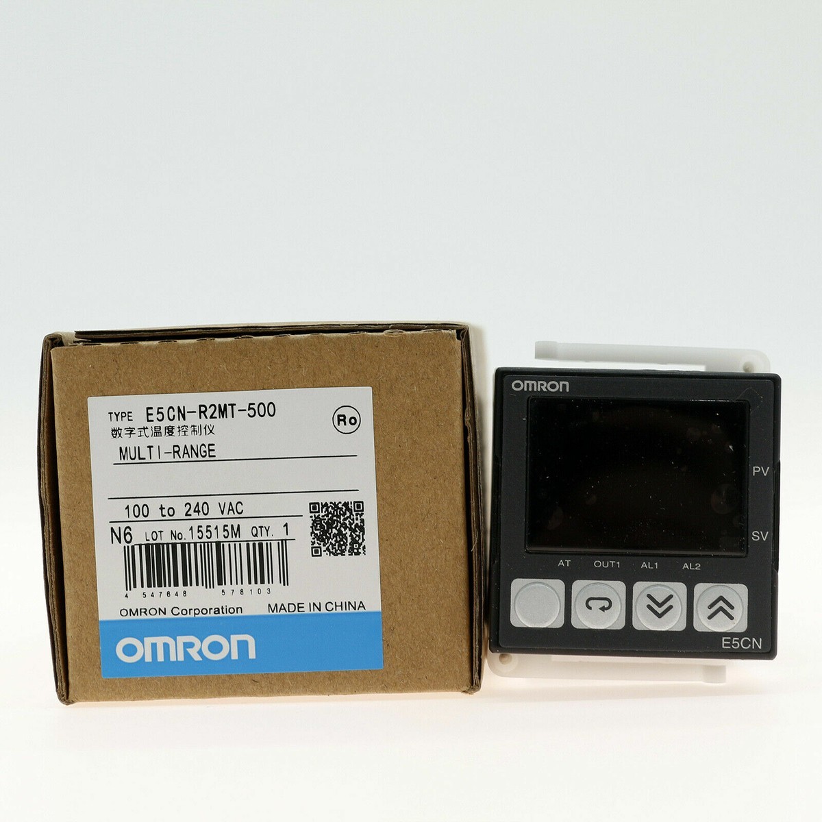 New In Box OMRON E5CN-R2MT-500 Temperature Controller 100-240V AC FREE SHIPPING