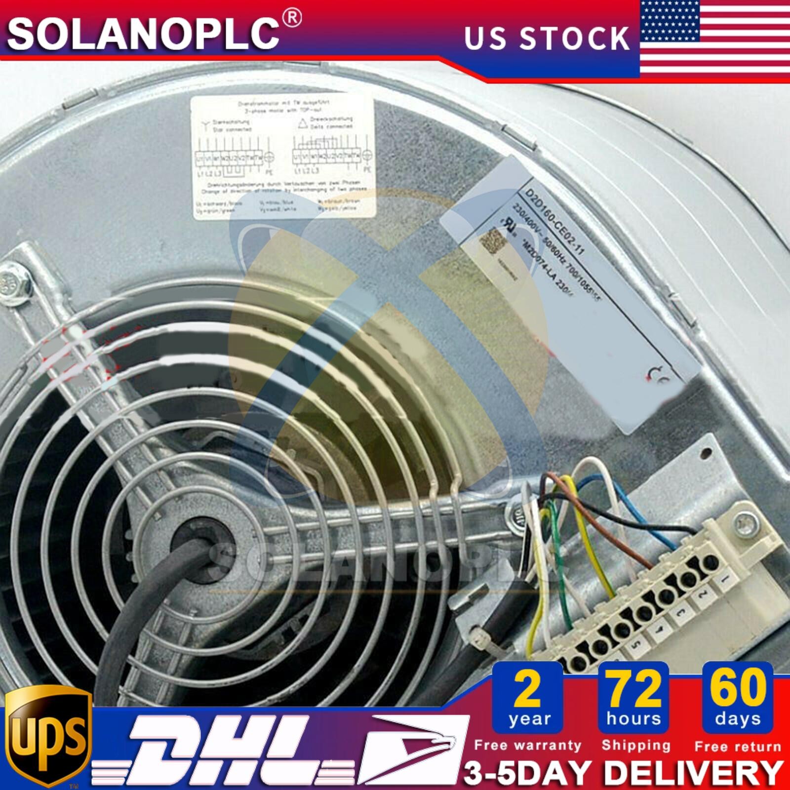 1pc New Siemens Inverter Fan D2D160-CE02-11 230/400V 700W Fast Shipping