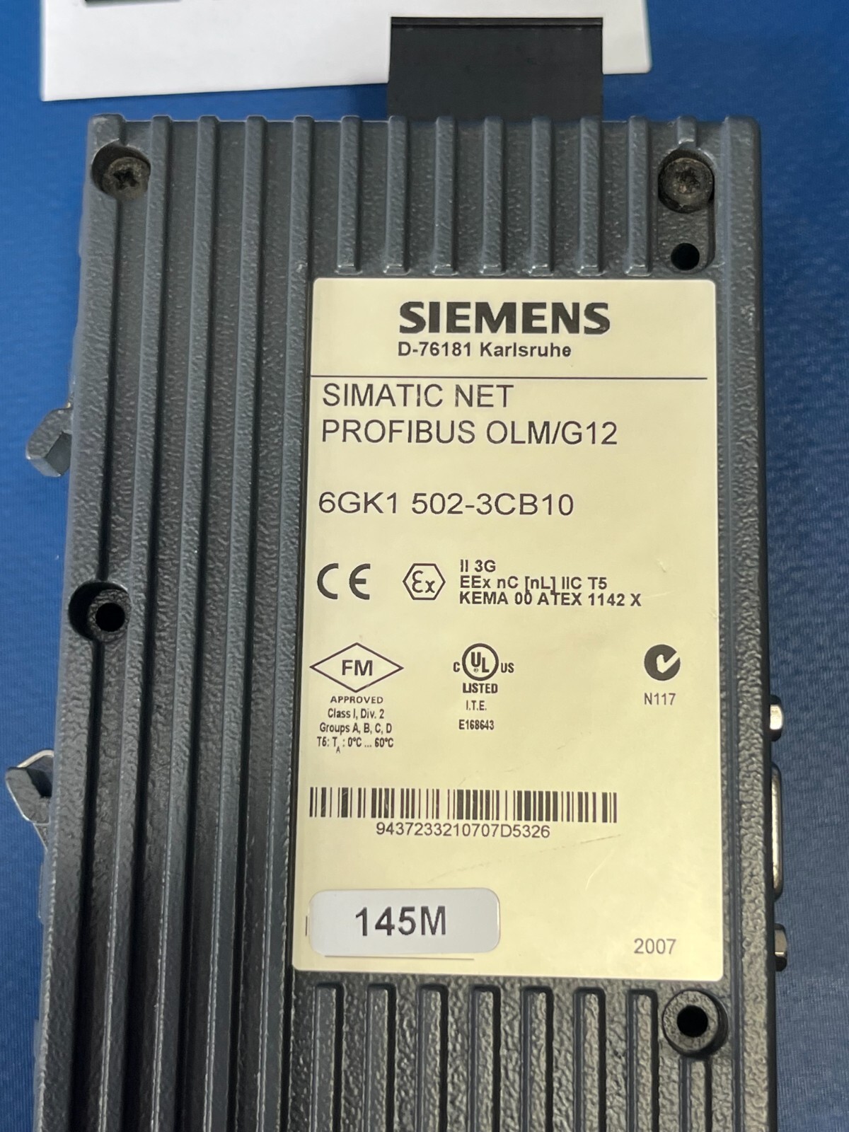 SIEMENS SIMATIC NET 6GK1502-3CB10 PROFIBUS OLM/G12