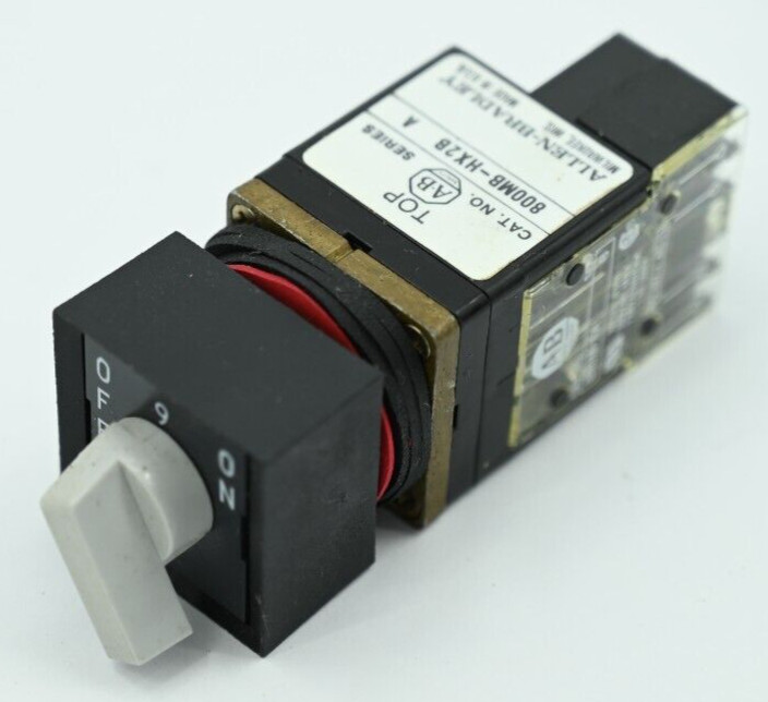 Allen Bradley 800MB-HX2B Selector Switch 800MBHX2B with 800M-XA