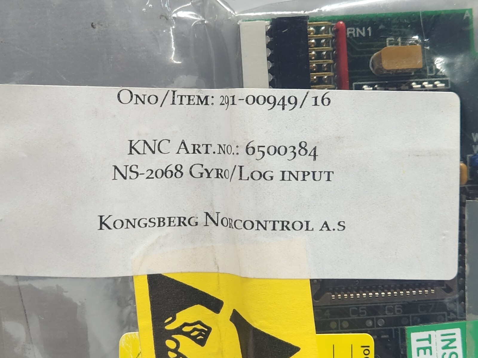 NORCONTROL HS441286A/A/A PCB CARD
