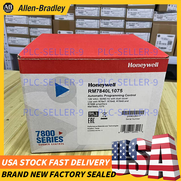 NEW sealed Honeywell RM7840L1075 burner control RM7840 L1075