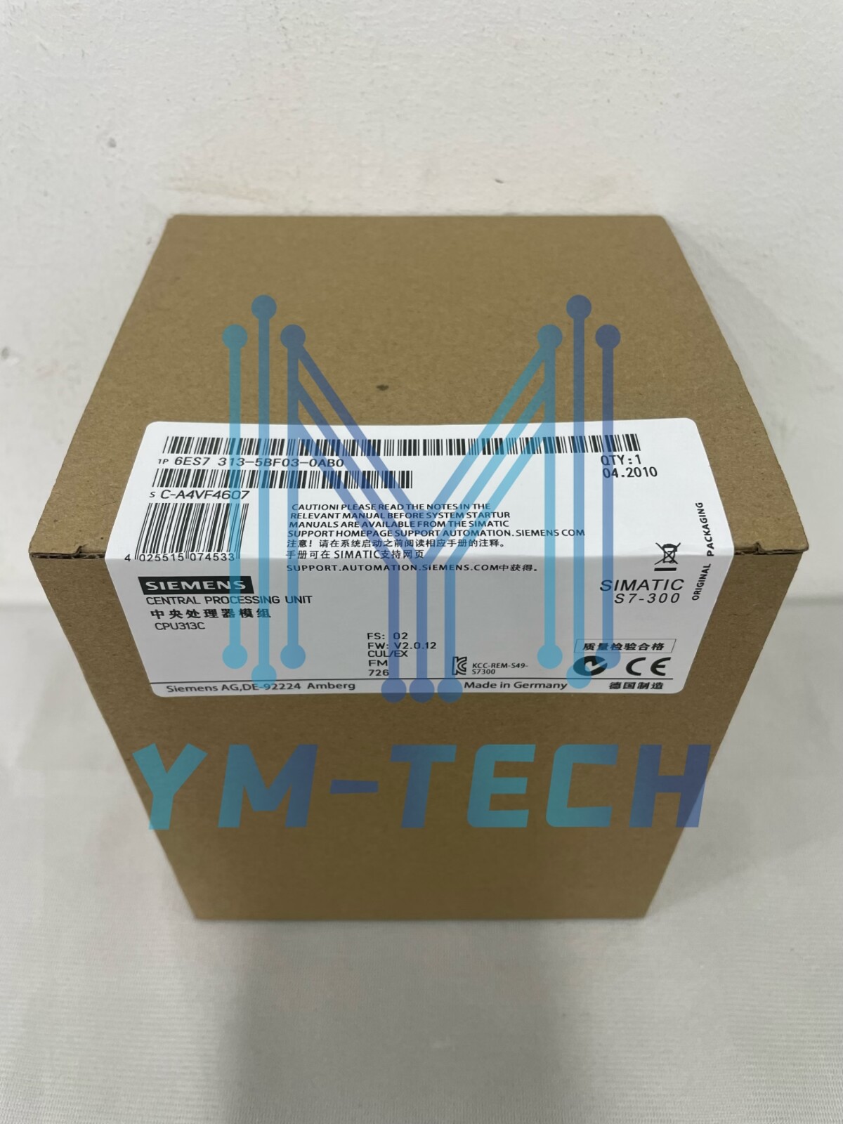 1PCS Siemens 6ES7313-5BF03-0AB0 CPU MODULE 6ES7 313-5BF03-0AB0 NEW IN BOX
