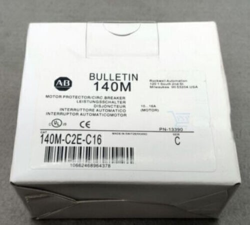 1PC AB 140M-C2E-C16 Standard Magnetic Trip breaker motor protection