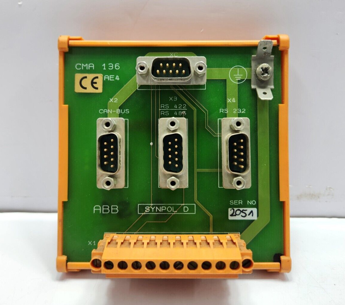 ABB CMA 136 SYNPOL D PCB CARD MODULE 3DDE 300 416