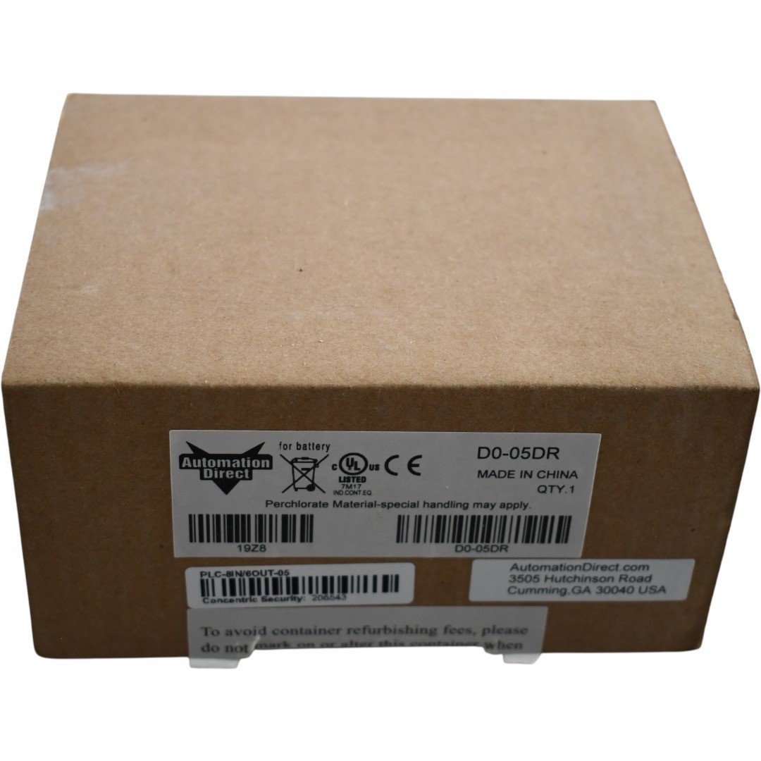 NEW Automation Direct D0-05DR DirectLOGIC DL05 PLC 8 Input 6 Relay Output 115 23