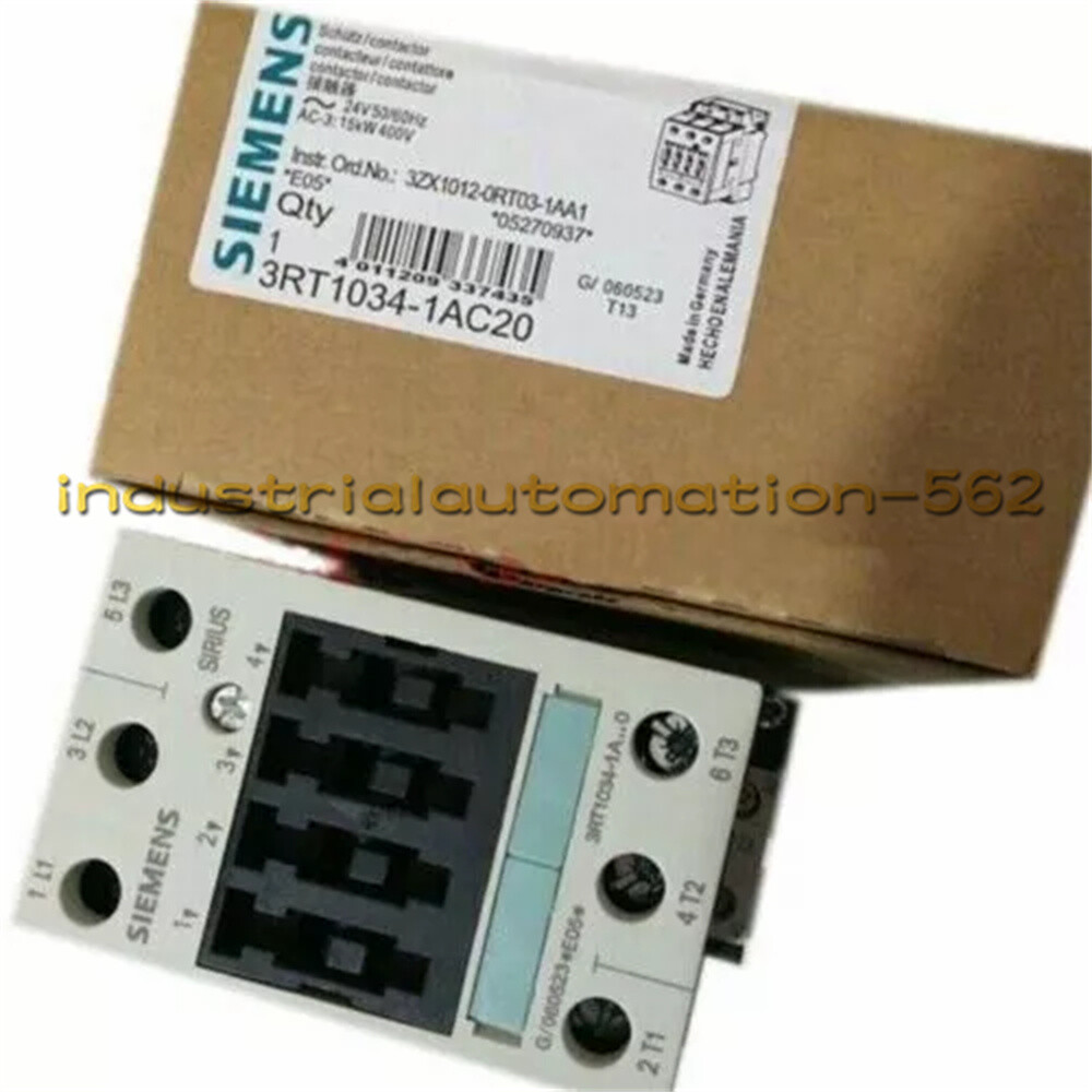 1PCS New Siemens 3RT1 034-1AC20 3RT1034-1AC20 In Box Expedited Ship