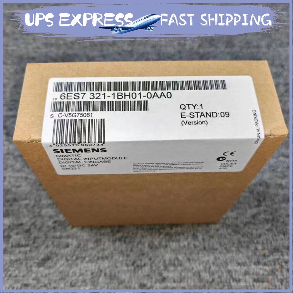 6ES7321-1BH01-0AA0 New Siemens 6ES7321-1BH01-0AA0 S7-300 Digital Input Module GN
