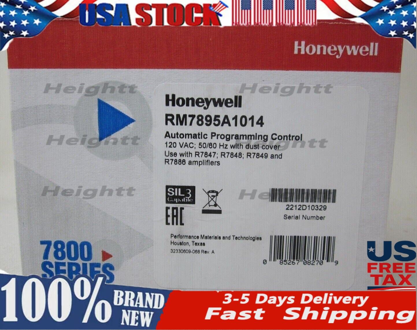 1 year warranty DHL New Honeywell RM7895A1014 Burner Control US Free TAX