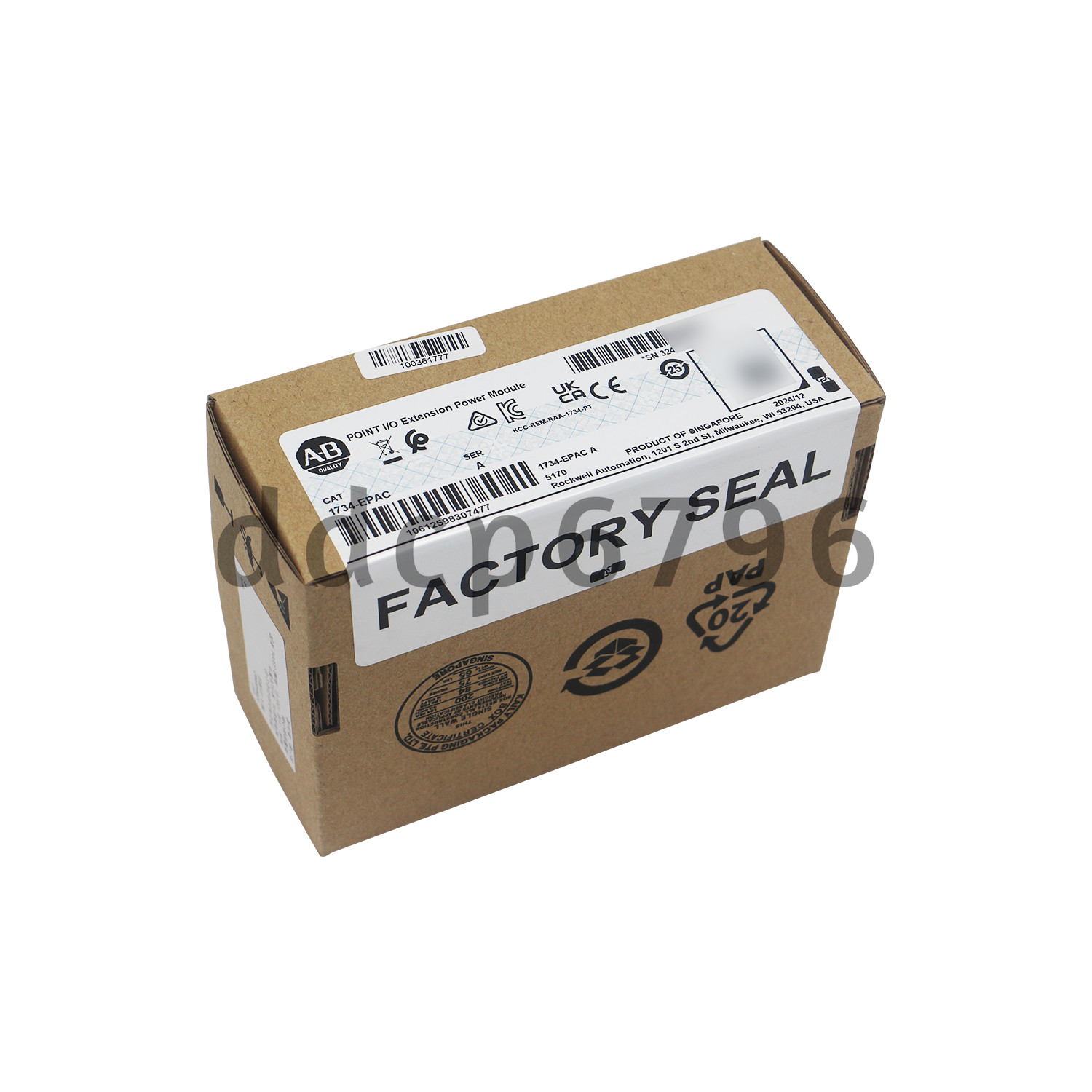Allen Bradley 1734-EPAC — 120V AC POINT I/O Extension Power Module New Brand AB