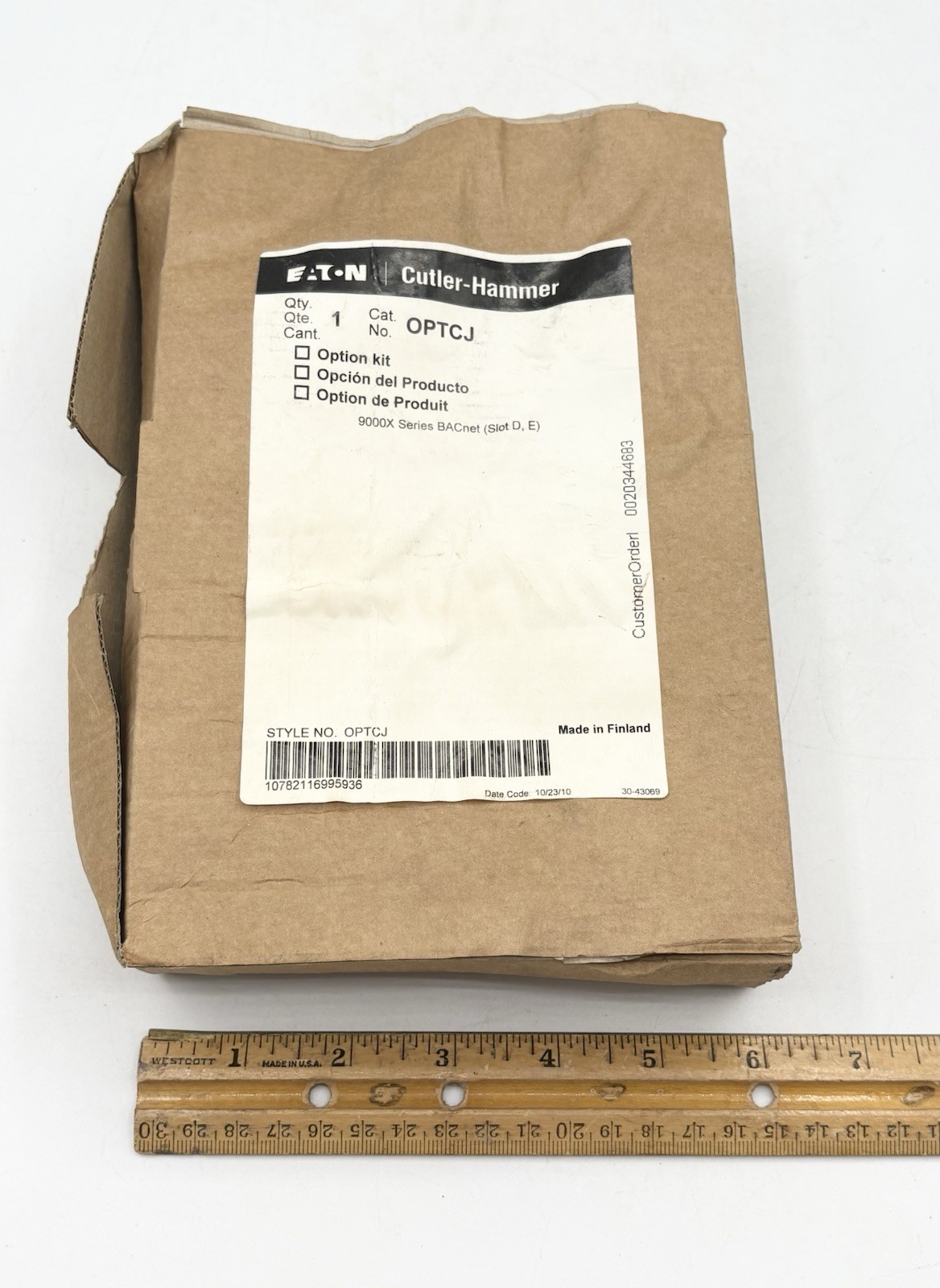 EATON Cutler Hammer BACnet 9000X Series COMM Card OPTCJ Option Kit NEW +