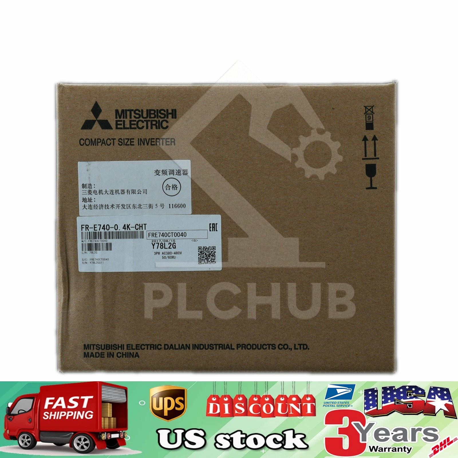1PC Mitsubishi FR-E740-0.4K-CHT Inverter 0.4KW 380V New Fast Shipping