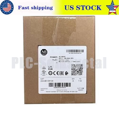 Factory Sealed Allen-Bradley 22A-B012N104 /A Powerflex 4 AC Drive US Free Tax
