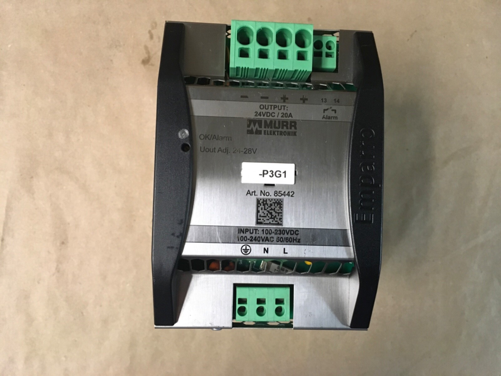 Murr Elektronik 85442 Switch Mode Power Supply Emparro 20-100-240/24 (KB)