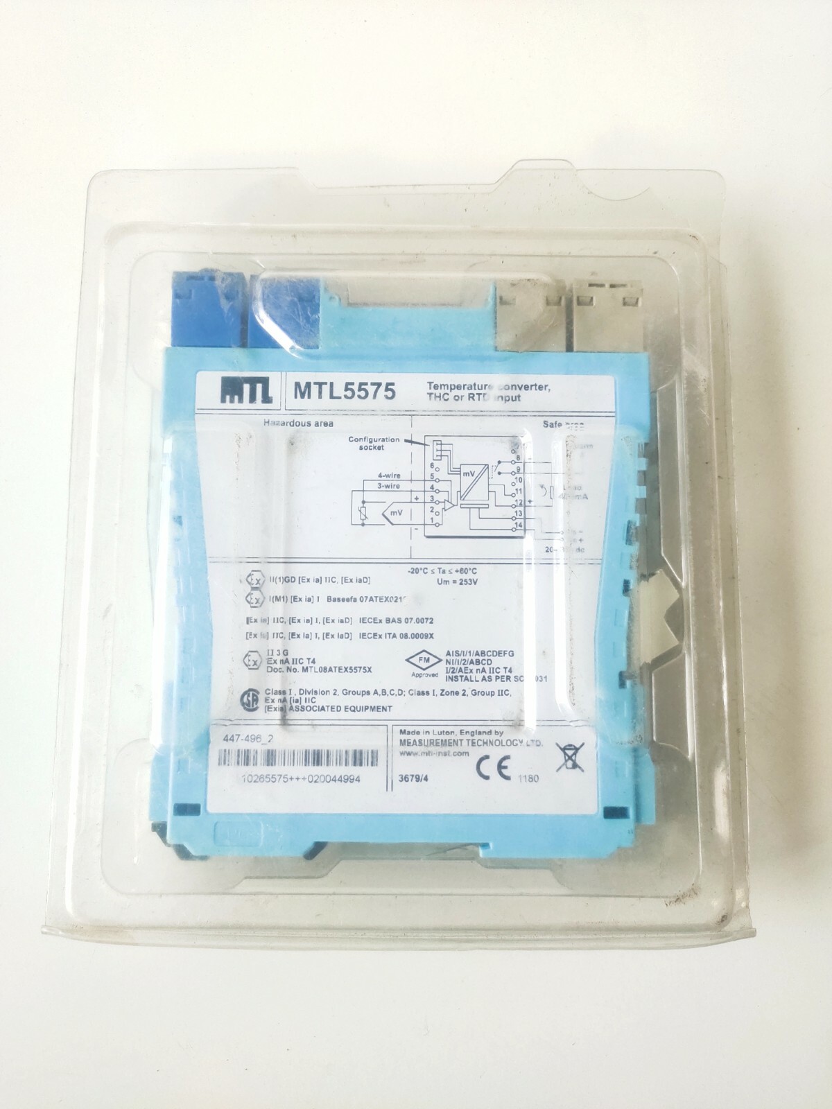 EATON CORPORATION MEASUREMENT TECHNOLOGY LTD MTL5575 TEMPERATURE CONVERTER