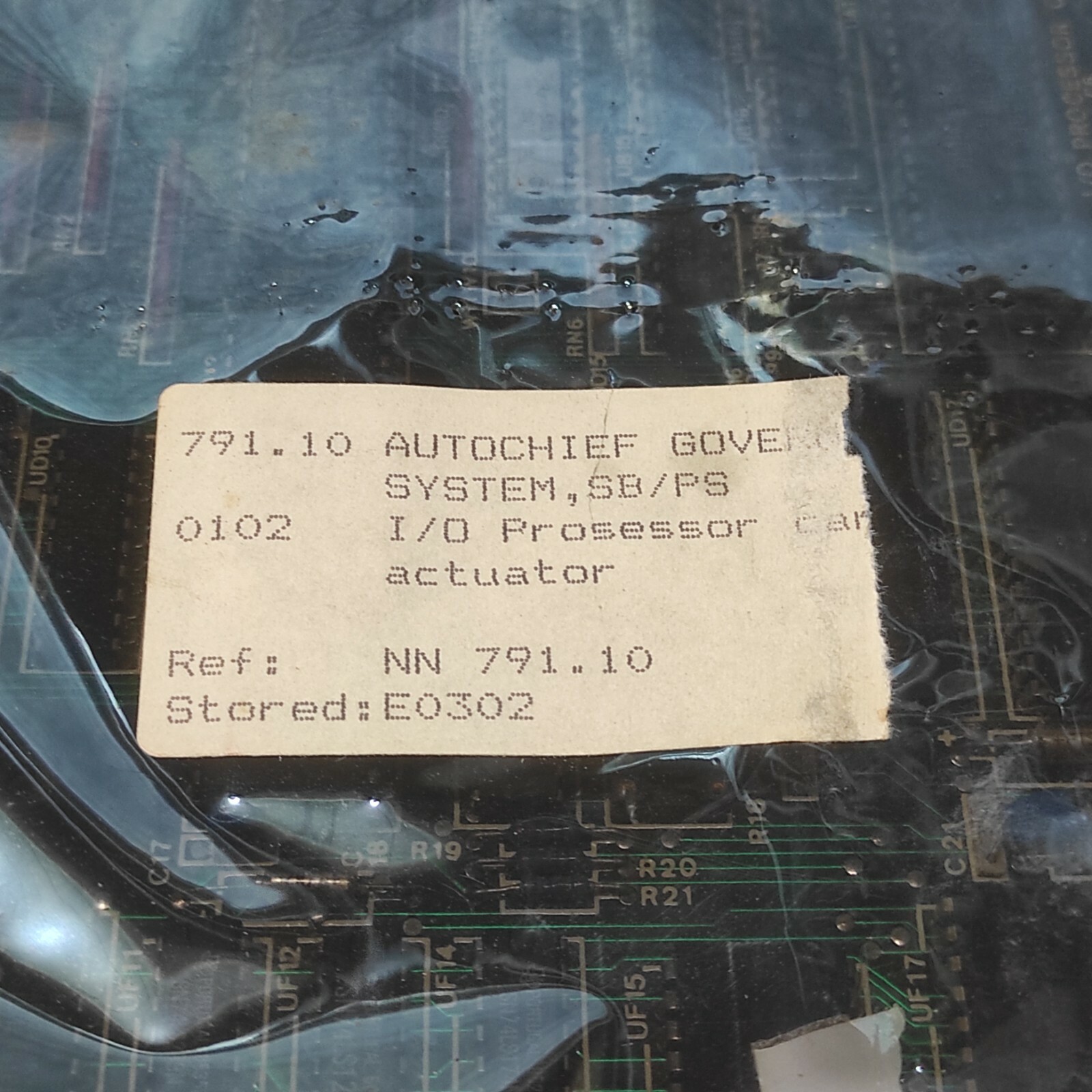 NOR CONTROL NN-791 I/O PROCESSOR CARD NN791.10 HER100261G