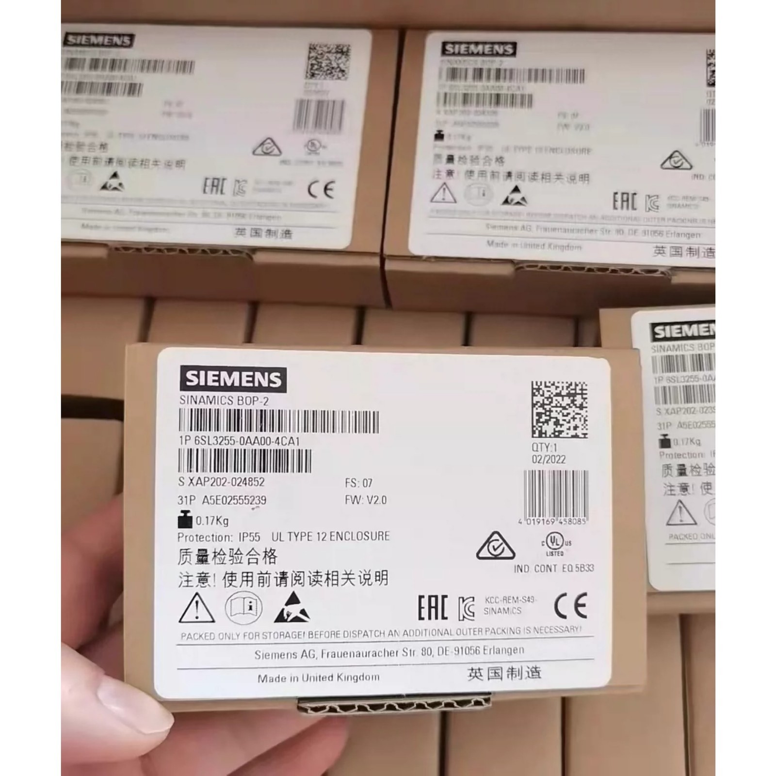 New Siemens 6SL3 255-0AA00-4JA2 6SL3255-0AA00-4JA2 Operator Panel US FREE TAX