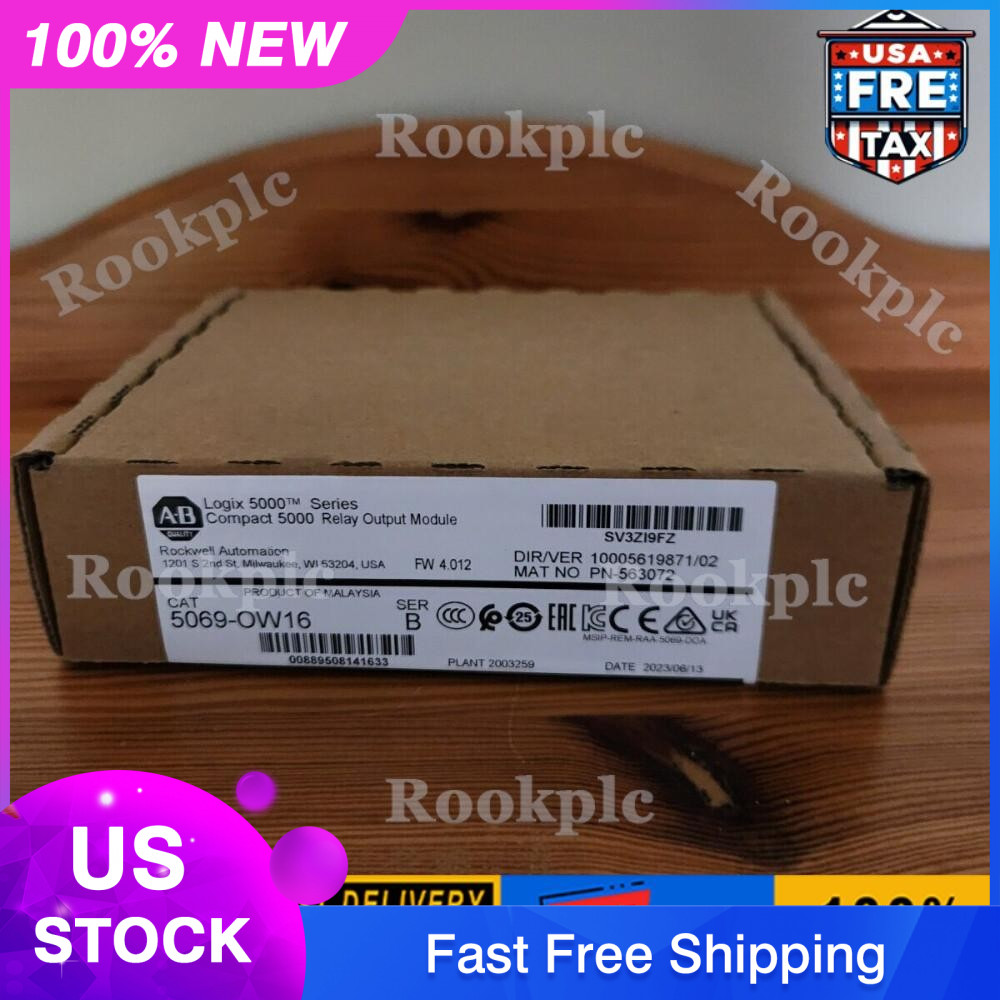 New Sealed AB 5069-OW16 Compact 5000 Relay Output Module PLC US Free Tax