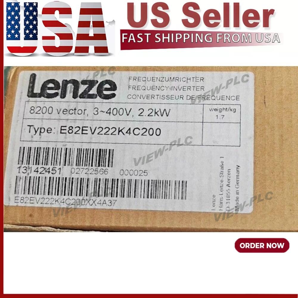 E82EV222K4C200 NEW LENZE E82EV222_4C200 Inverter 8200 Vector 2.2kW